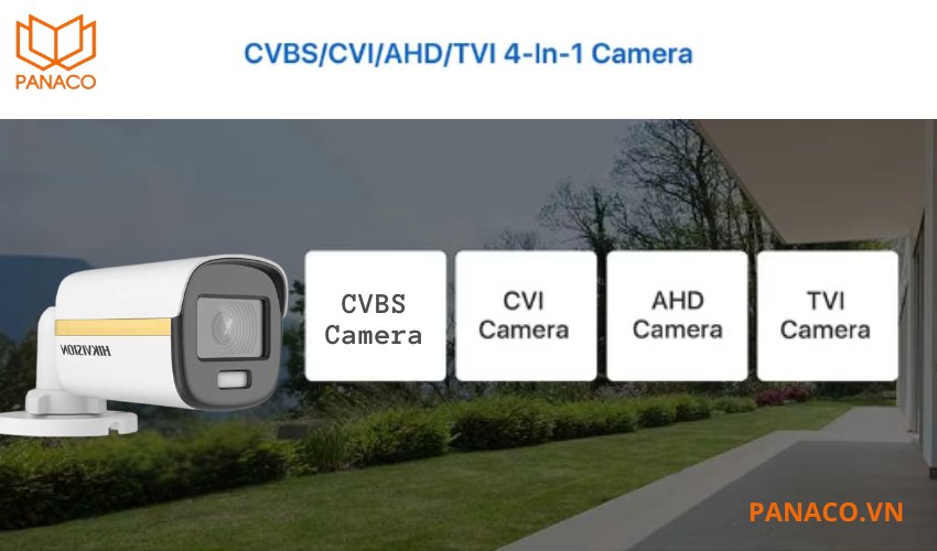 Thay thế hệ thống camera cũ dễ dàng với 4 chế độ tín hiệu