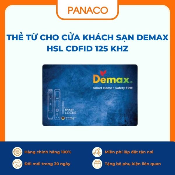 Thẻ từ cho cửa khách sạn Demax HSL CDFID 125 KHZ
