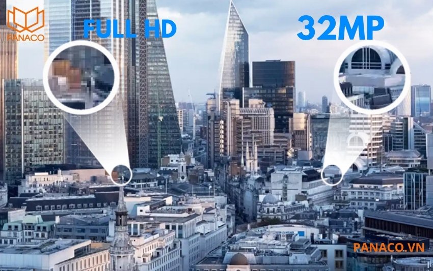 KX-DAi4K8232EN3P16  có độ phân giải lên đến 32MP