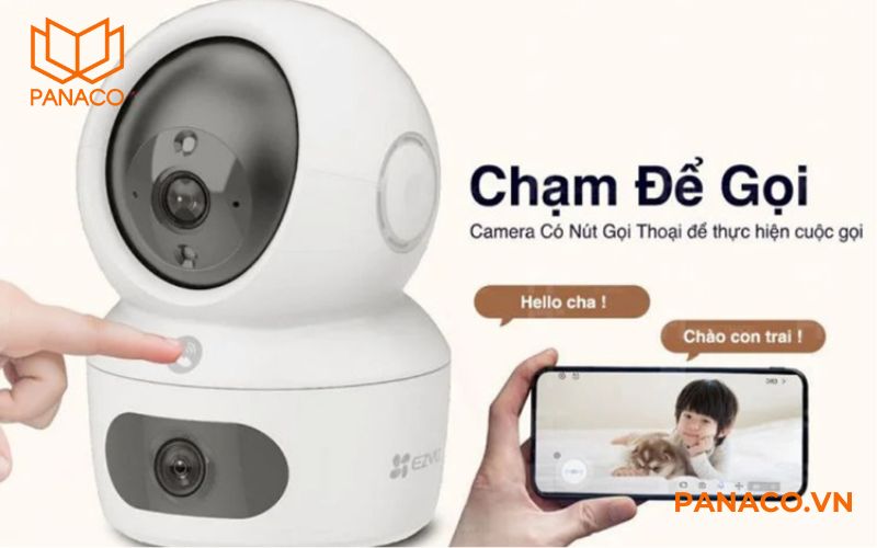 Tính năng chạm để gọi của camera wifi không dây EZVIZ H7C 