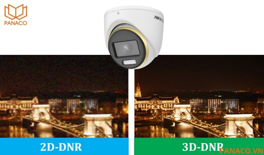 Tính năng giảm nhiễu 3D DNR sẽ loại bỏ những điểm nhiễu trên hình ảnh