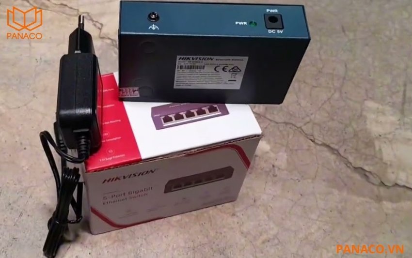Trọn bộ switch mạng hikvision Gigabit 5 cổng 1000Mbps DS-3E0505-E