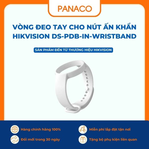 VÒNG ĐEO TAY CHO NÚT ẤN KHẨN HIKVISION DS-PDB-IN-WRISTBAND