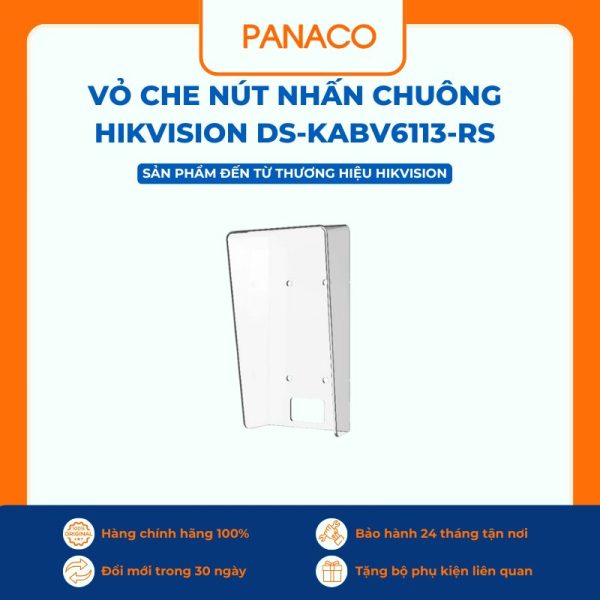 Vỏ che nút nhấn chuông hình HIKVISION DS-KABV6113-RS