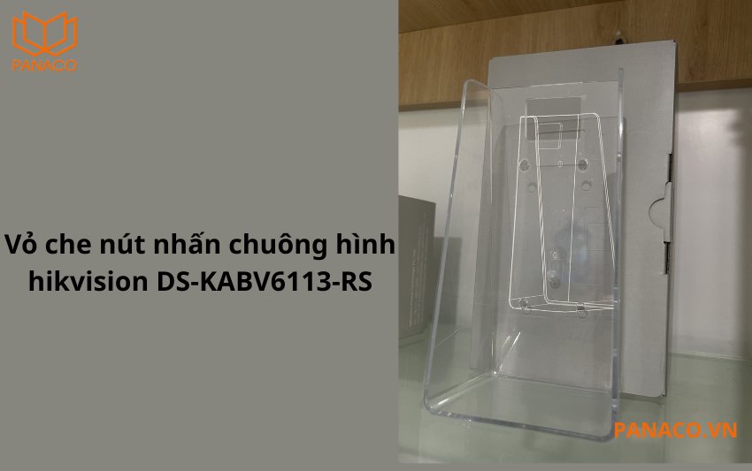 Vỏ che nút nhấn chuông hình hikvision DS-KABV6113-RS