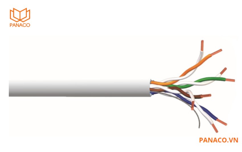 Vỏ ngoài của dây cáp được làm từ chất liệu FR-PVC