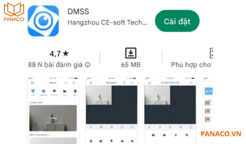 Xem hình ảnh từ xa thông qua phần mềm DMSS