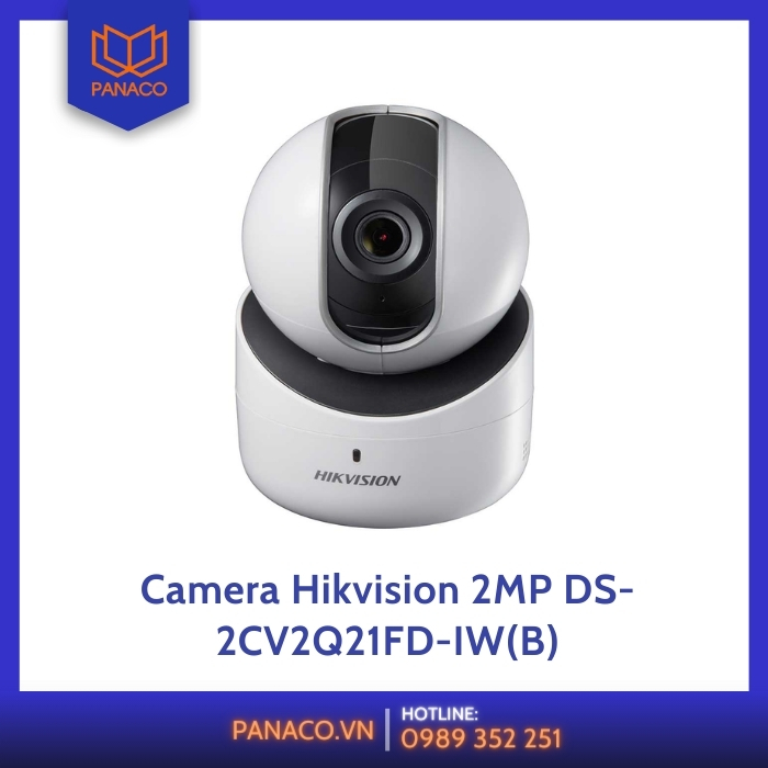 Camera thương hiệu Hikvision quay 360 2MP DS-2CV2Q21FD-IW(B)