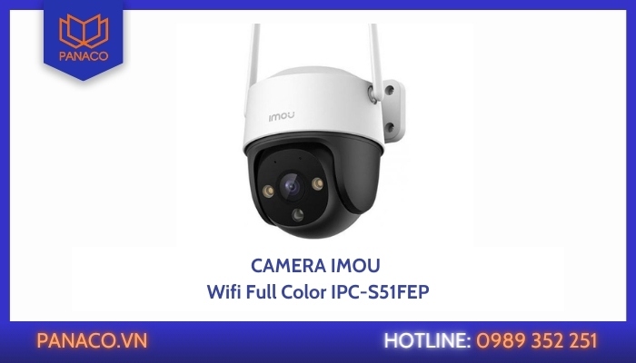 Dùng camera IMOU Wifi Full Color IPC-S51FEP (Cruiser SE+ 5MP) để lắp cho cửa hàng