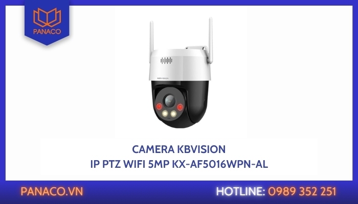 Lắp camera KBVISION IP PTZ Wifi 5MP KX-AF5016WPN-AL