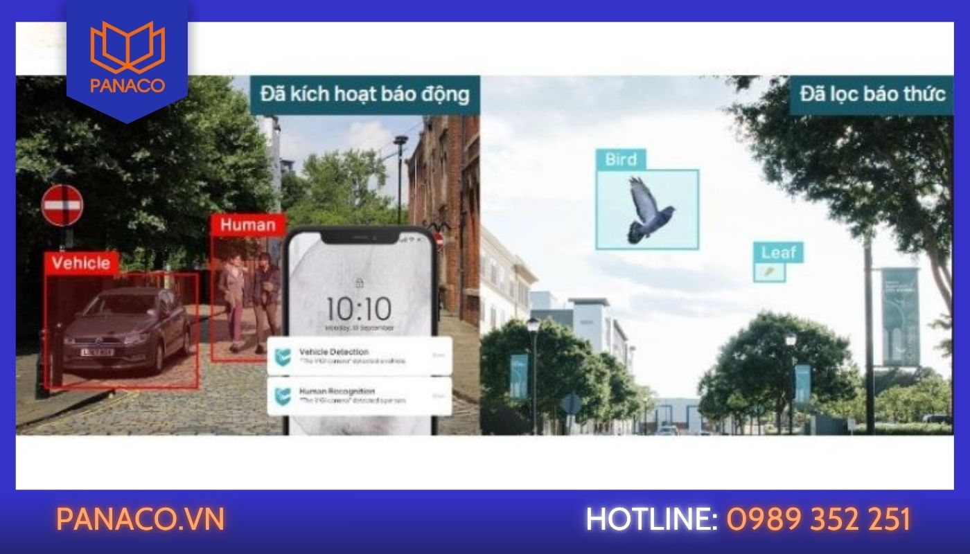 Đầu ghi Hikvision 4 kênh DS-7204HGHI-M1 nổi bật với tính năng phân biệt được người và phương tiện