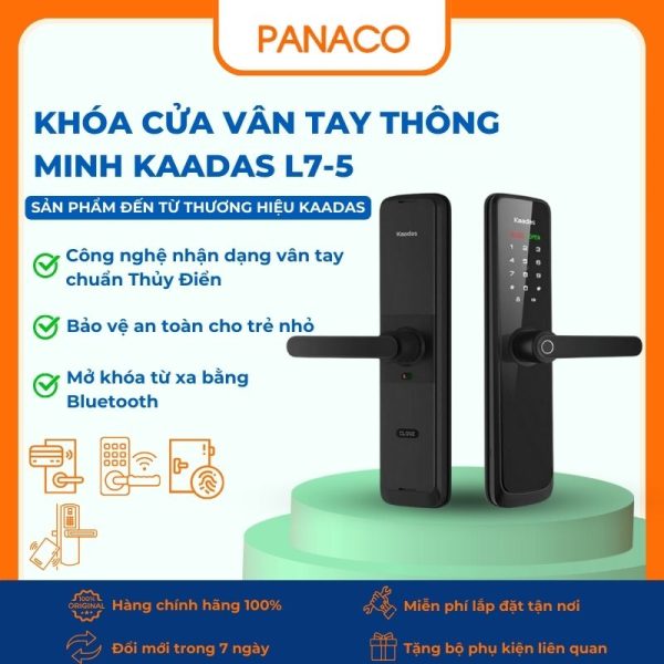 Khóa cửa vân tay thông minh Kaadas L7-5