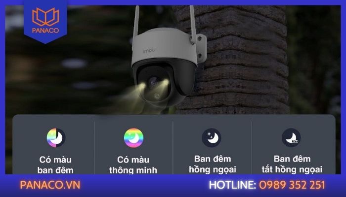 Camera Imou IPC-S41FEP nổi bật với tính năng cảm biến nhạy, hỗ trợ đàm thoại 2 chiều