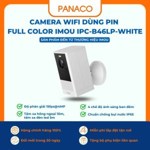 Camera Wifi Dùng Pin Full Color Imou IPC-B46LP-White