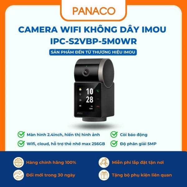 Camera Wifi Không Dây Imou IPC-S2VBP-5M0WR