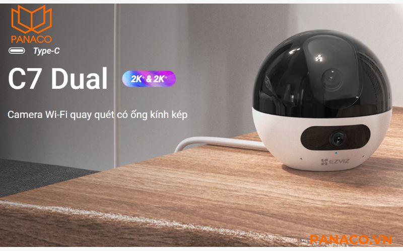 Camera wifi quay 360 Ezviz C7 Dual 