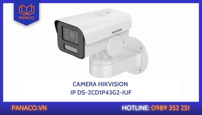 Camera IP đàm thoại 2 chiều HIKVISION DS-2CD1P43G2-IUF 