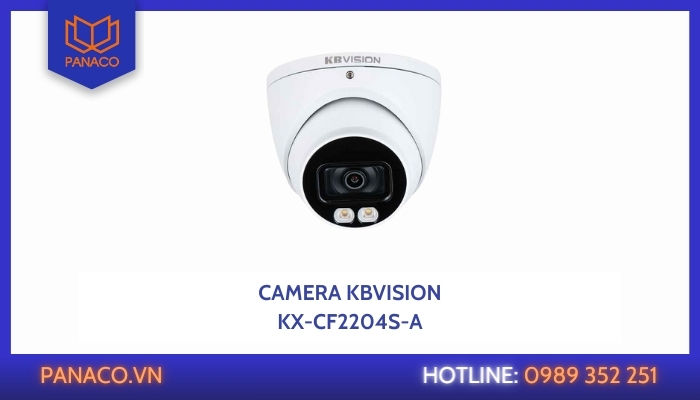 Camera KBVISION KX-CF2204S-A hỗ trợ ghi âm ghi hình