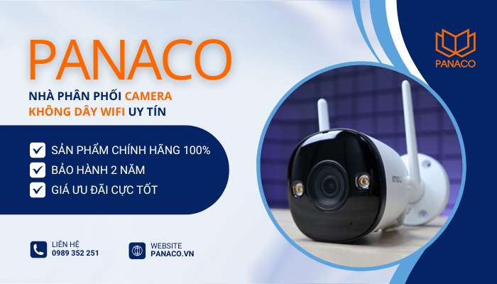 Panaco bán camera không dây wifi giá rẻ