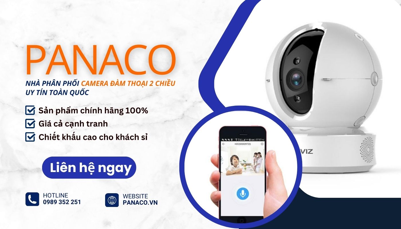 PANACO phân phối camera ghi âm đàm thoại 2 chiều giá rẻ