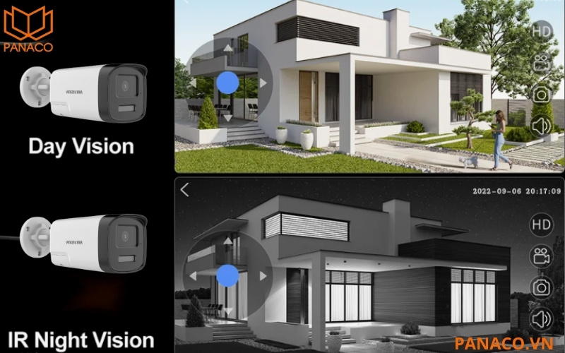 Camera còn được trang bị tính năng hồng ngoại