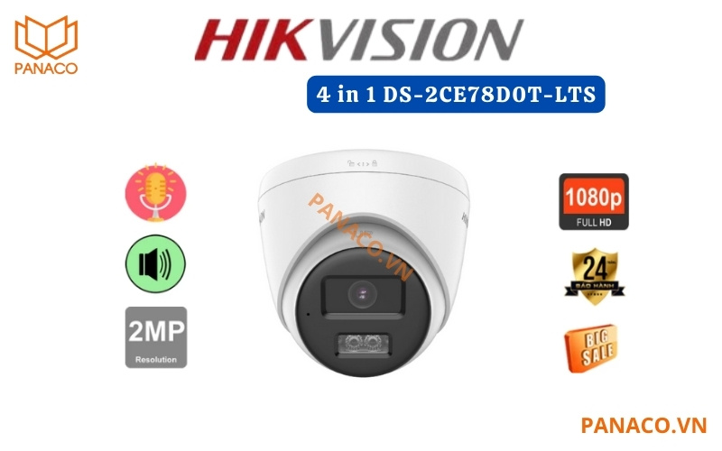 Camera hikvision 4 in 1 DS-2CE78D0T-LTS