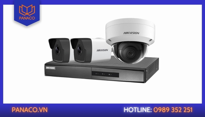 Trọn bộ camera 3 mắt quan sát hãng Hikvision