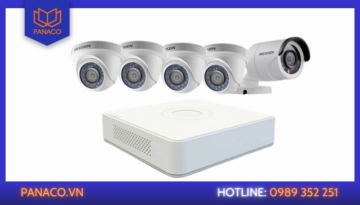 Lắp đặt 5 camera hãng Hikvision