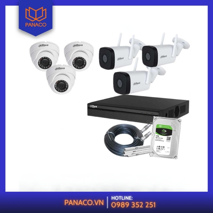 Các loại camera thường có trong bộ sáu camera
