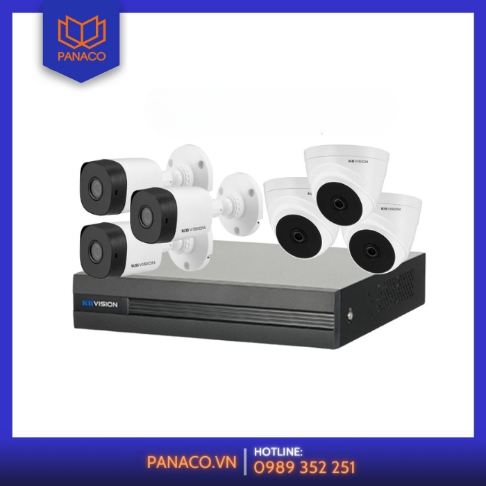 Camera IP quan sát bộ 6 cái Kbvision
