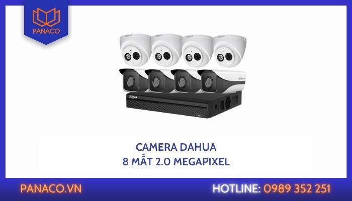 Bộ camera an ninh Dahua 8 mắt