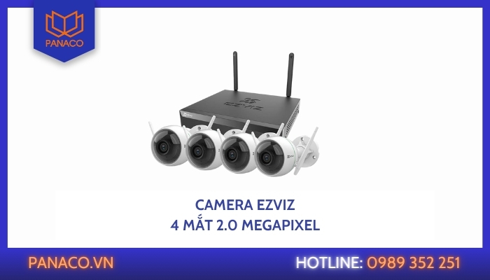 bộ camera an ninh Ezviz 4 mắt 2.0MP