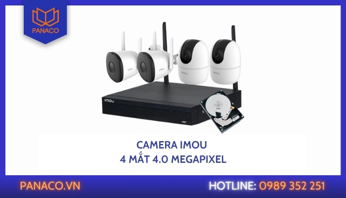 Camera wifi có dâyImou 4 mắt 4MP