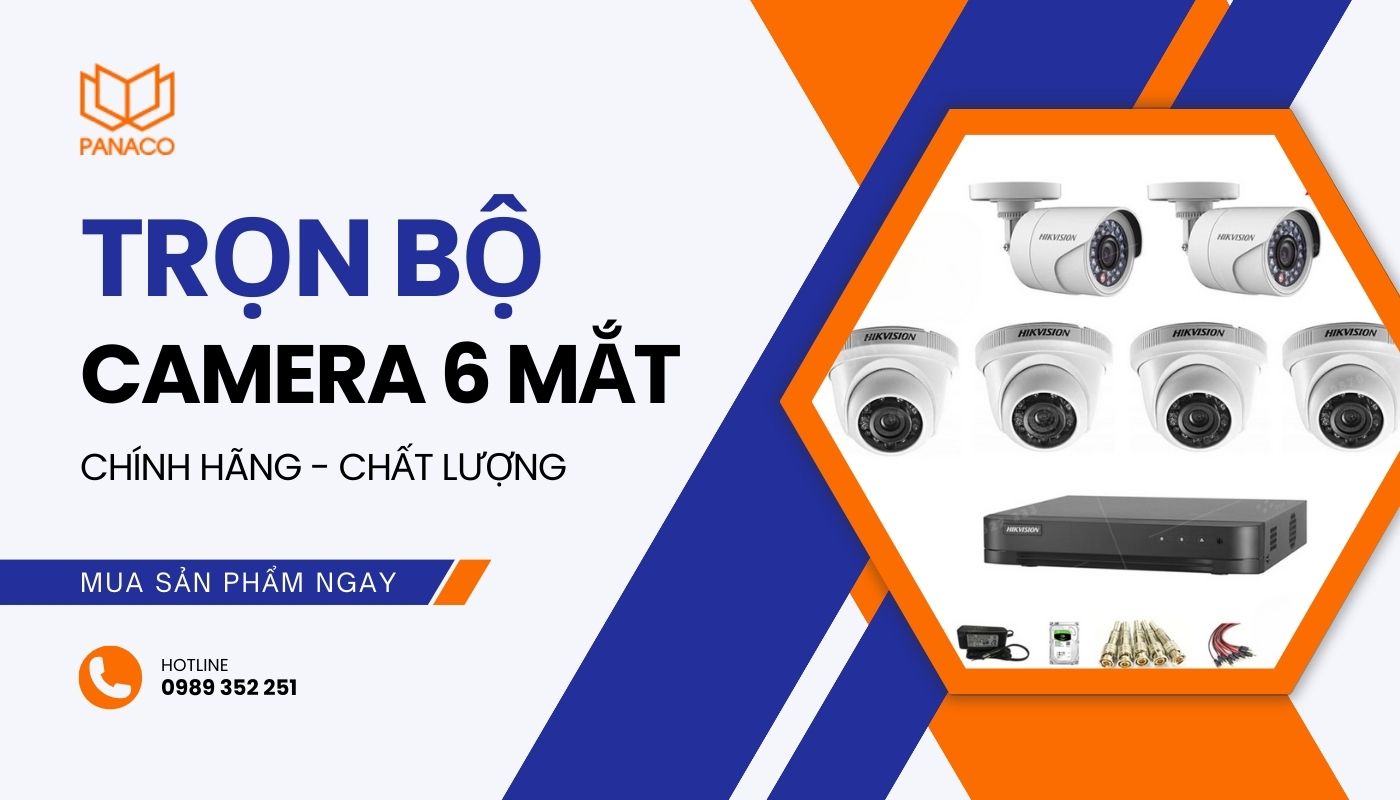 Nên lắp đặt bộ camera 6 mắt ở đâu?