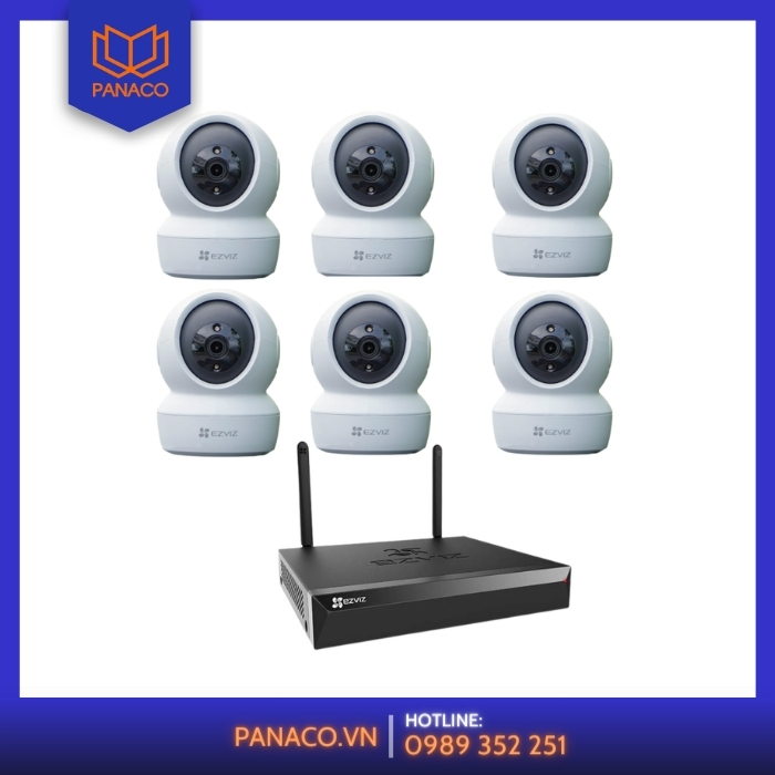 Hệ thống 6 camera quan sát Ezviz
