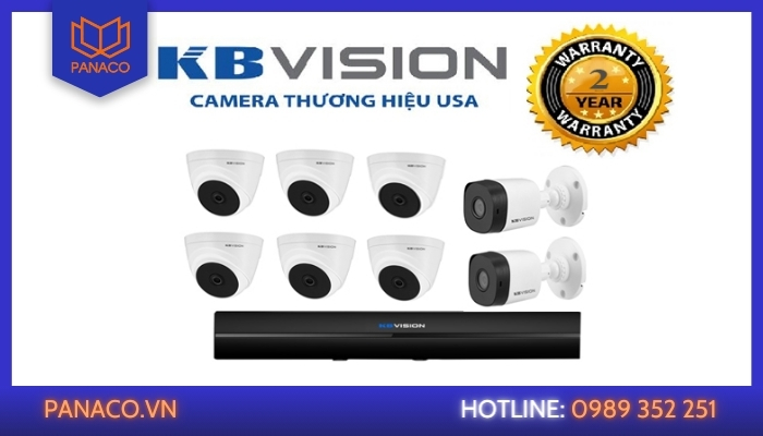 Bộ 8 camera Kbvision