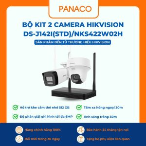 Bộ KIT 2 camera Hikvision DS-J142I(STD)NKS422W02H