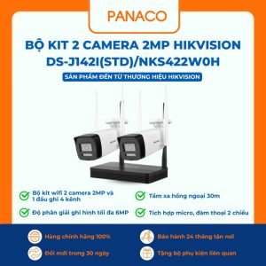 Bộ Kit 2 camera 2MP HikvisionDS-J142I(STD)NKS422W0H