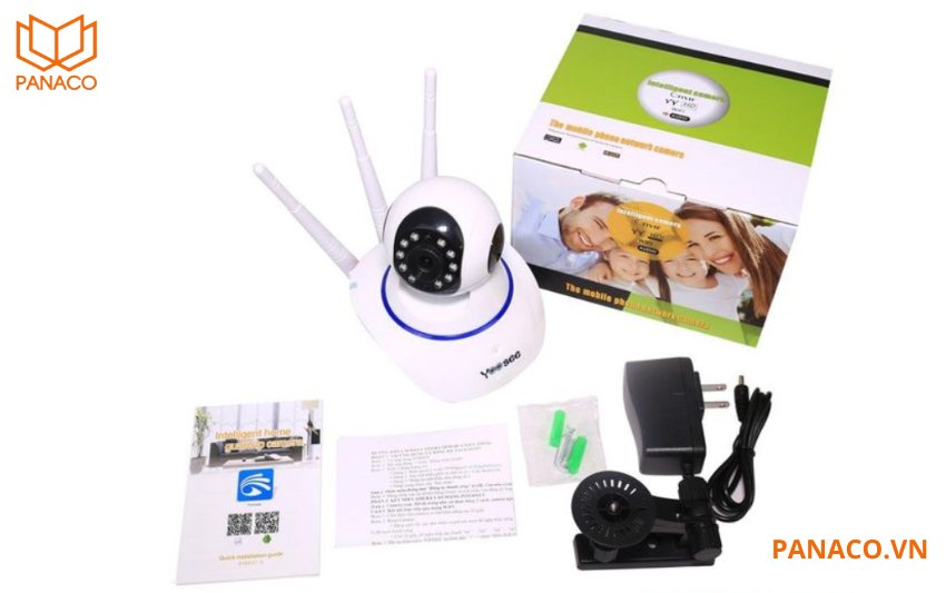 Bộ sản phẩm camera wifi Yoosee 3 râu