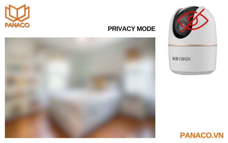 Camera KX-A3W ngừng quay khi bật chế độ Privacy mode