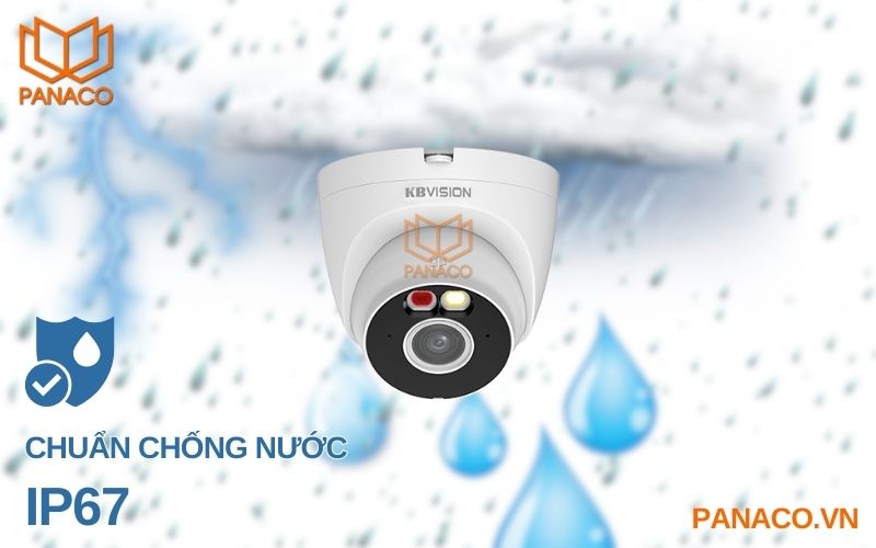 Camera KX-C42L có khả năng chống nước rất tốt