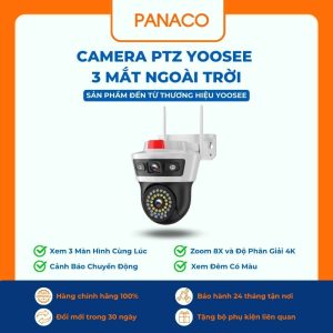 Camera PTZ Yoosee PNC101 3 mắt ngoài trời