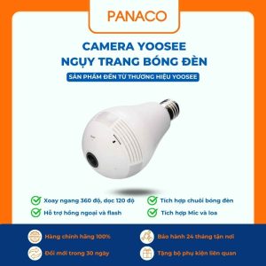 Camera Yoosee PNC104 ngụy trang bóng đèn