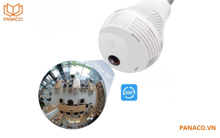 Camera an ninh xoay 360 độ giám sát toàn diện