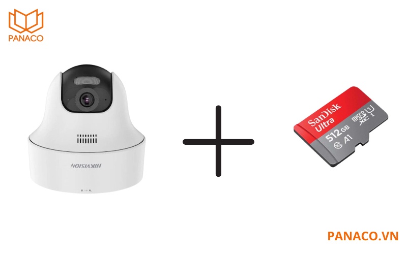 Camera hỗ trợ thẻ nhớ microSD lên đến 512GB