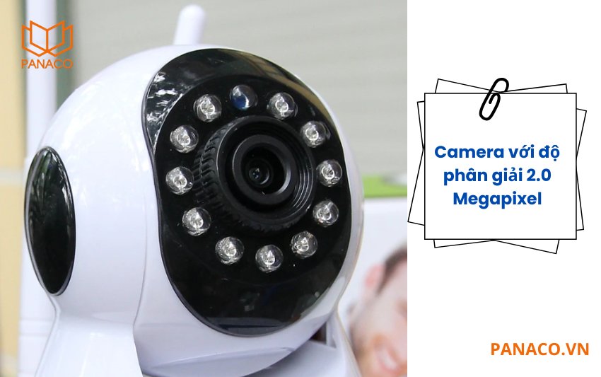 Camera wifi 2.0 mp Yoosee 3 râu cho hình ảnh Full HD