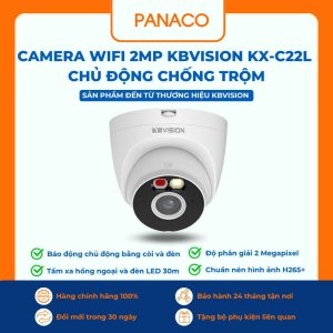 Camera wifi 2MP Kbvision KX-C22L chủ động chống trộm