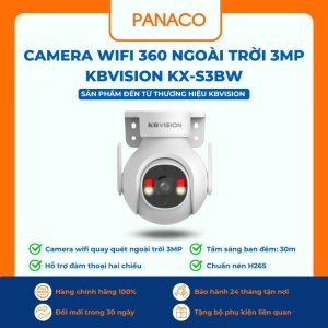 Camera wifi 360 ngoài trời 3MP Kbvision KX-S3BW