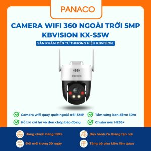 Camera wifi 360 ngoài trời 5MP Kbvision KX-S5W