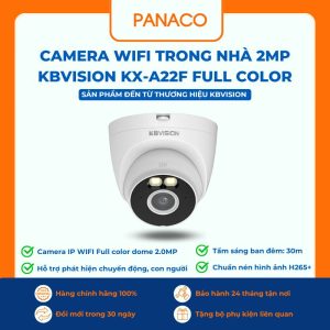 Camera wifi trong nhà 2MP Kbvision KX-A22F Full Color